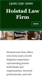 Mobile Screenshot of hoistadlaw.com